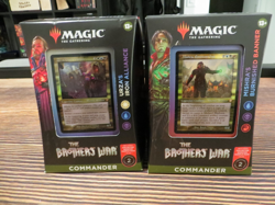 MTG Brothers War BRO Set of 2 Commander Deck Iron Alliance & Burnished Banner - Image 1