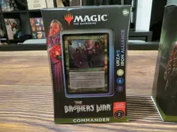 MTG Brothers War BRO Set of 2 Commander Deck Iron Alliance & Burnished Banner - Image 4