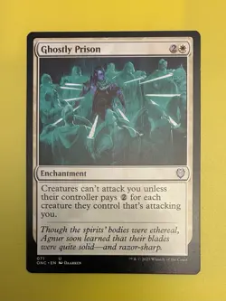 Ghostly Prison 071 Commander: Phyrexia: All Will Be One (ONC) MTG Regular - Image 1