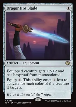 Dragonfire Blade (240) Tarkir: Dragonstorm TDM MTG Magic - Image 1