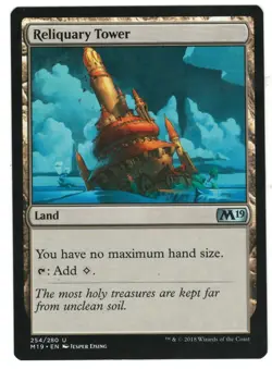 MTG Reliquary Tower Core Set 2019 Magic The Gathering TCG - Image 1