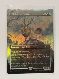 Felidar Sovereign Borderless Foil MTG Secret Lair 20 Ways to Win #1827 - Image 1