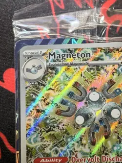 Sealed Pokemon Magneton 159 Black Star Promo SV Surging Sparks ETB Promo #1 - Image 3