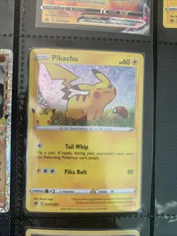 Pikachu SWSH039, NM Holo Promo, Sword & Shield, Poke Ball, Pokemon Celebrations - Image 1