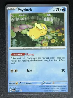 Psyduck 007 Cosmos Holo Mega Evolutions Promo Pokemon Card TCG NM - Image 1