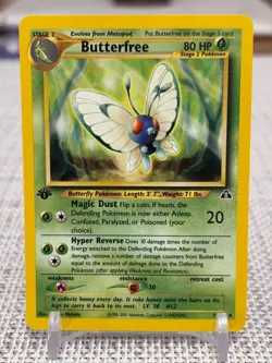 2001 Pokemon #19/75 Butterfree (Neo Discovery) - 1st Edition NM - Image 1