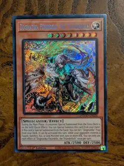 Dogmatika Fleurdelis, the Thunderbolt DOOD-EN026 Secret Rare 1st Ed NM Yu-Gi-Oh! - Image 1