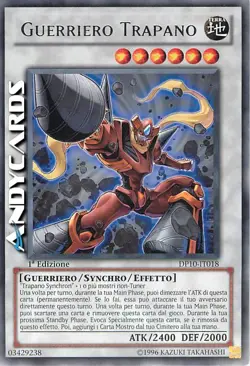 GUERRIERO TRAPANO • (Drill Warrior) • Rara • DP10 IT018 • 1Ed • Yugioh ANDYCARDS - Image 1