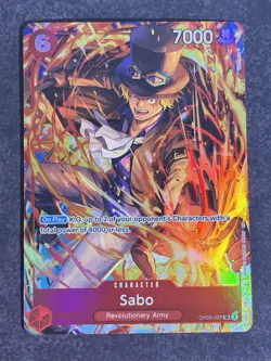 Sabo (Illustration Box Vol.5) OP05-007 One Piece Promotion Cards Foil - Image 1