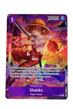 Shanks Alt Art (OP13-065 R) One Piece TCG (ENGLISH) Carrying On His Will - Image 1