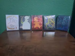 Evee Plush Deck Box With 6 Unopened ETB Card Sleeves - Image 3