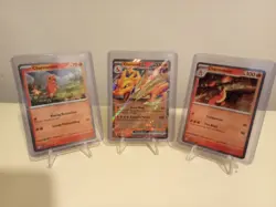 Charizard Charmander Charmeleon ex Super-Premium Collection Pokemon Promo Cards - Image 1