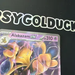 Alakazam EX SVP 050 Black Star Promo Pokemon TCG Card dented - Image 2