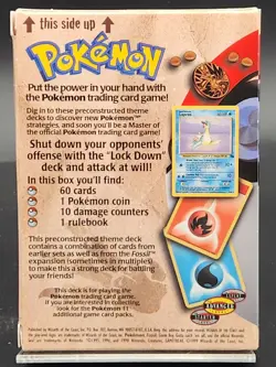 Wizards of the Coast Pokemon Fossil Lockdown Theme Deck All 60 Cards 742818060776 - Image 2
