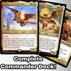 MTG Commander EDH Deck Feather, the Redeemed 100 Magic Cards Custom Deck R/W - Image 1