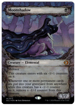 MTG Moonshadow FOIL 0313 Showcase Lorwyn Eclipsed NM English - Image 1