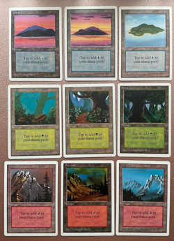 Set of 15 Unlimited land. Magic the gathering - Image 1