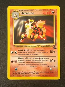 Arcanine 2000 Pokemon Promo Black Star 6 - Image 1