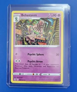 Pokemon TCG Silver Tempest: Beheeyem (080/195) - Uncommon - Near Mint - Image 1