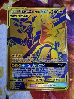 ⭐Pikachu & Zekrom GX SM248 Tag Team Promo Holo NM - Image 1