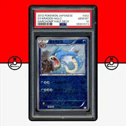 Pokemon PSA 10 Gyarados 002/015 Garchomp Half Deck GBR Shattered Holo Japanese - Image 1