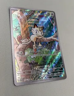 Pokemon Phantasmal Flames PFL EN Meowth - 106/094 IR NM - Image 2