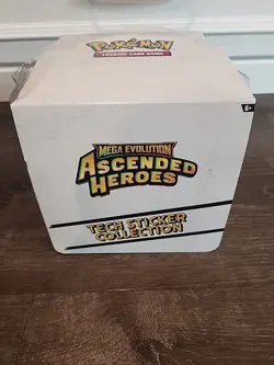 Pokemon Ascended Heroes (ME2.5) Tech Sticker Collection Full Case Of 12 - Image 3