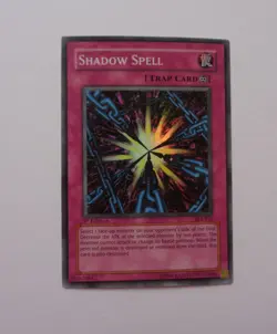 Shadow Spell SKE-041 (Super Rare, 1st Ed, Lightly Played / LP) Yugioh - Image 1