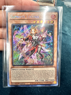 Yu-Gi-Oh!! Elfnote Lucina BPRO-EN010 Secret Rare 1st Ed - Image 1