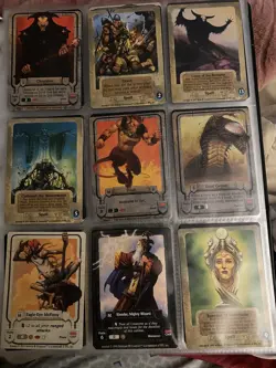 GUARDIANS CCG DAGGER ISLE CARD LOT 1995 128 CARDS. M/NM. SUPER NICE! UNPLAYED. - Image 3