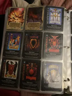 GUARDIANS CCG DAGGER ISLE CARD LOT 1995 128 CARDS. M/NM. SUPER NICE! UNPLAYED. - Image 5
