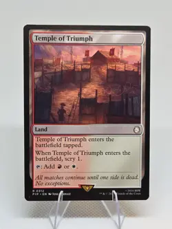Temple of Triumph X1 PIP MTG Universes Beyond: Fallout M1 - Image 1