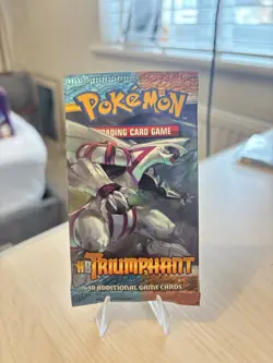 Pokemon HS Triumphant Booster Pack Palkia Rare Factory Sealed HGSS 2010 Vintage - Image 1