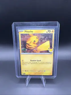 Pikachu 051/162 Stamped 2026 Pokemon Day 30th Anniversary Promo TCG - Image 1
