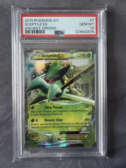 2015 Pokemon XY Ancient Origins Sceptile EX 7/98 #7 PSA 10 - Image 1