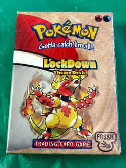 Pokemon - Fossil LOCKDOWN Vintage Factory SEALED Theme Deck - Image 1