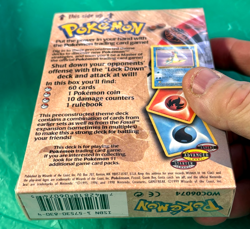 Pokemon - Fossil LOCKDOWN Vintage Factory SEALED Theme Deck - Image 4