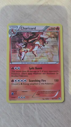 2013 Pokemon Black & White Charizard-Holo Legendary Treasures Holo #19 - Image 2
