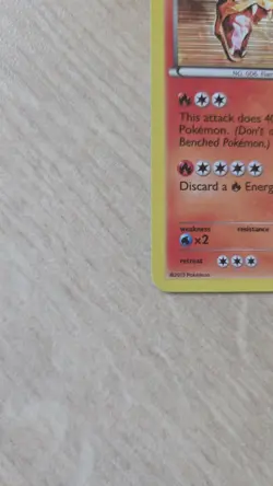 2013 Pokemon Black & White Charizard-Holo Legendary Treasures Holo #19 - Image 3