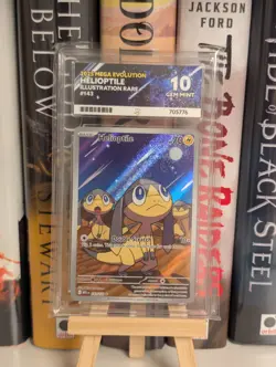 Pokemon TCG Helioptile Mega Evolution 143/132 Ace 10 - Image 1