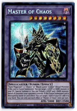 Yugioh TCG Master of Chaos MP23-EN018 Dueling Heroes 1st Edition Secret Rare - Image 1
