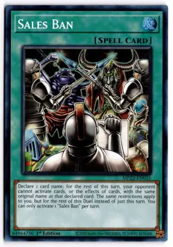 Yugioh TCG Sales Ban MP23-EN035 Dueling Heroes 1st Edition Super Rare - Image 1