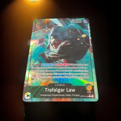 One Piece TCG Trafalgar Law OP10-022 Alt Art Leader Parallel Royal Blood English - Image 1