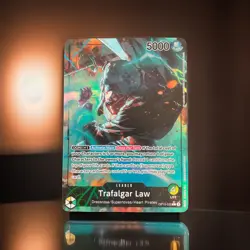 One Piece TCG Trafalgar Law OP10-022 Alt Art Leader Parallel Royal Blood English - Image 2