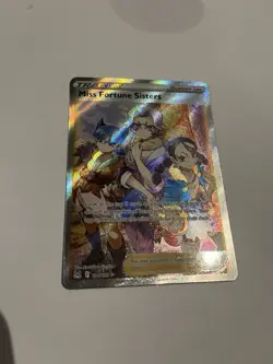 Pokemon TCG Miss Fortune Sisters Full Art Card Lost Origin 194/196 - Image 1