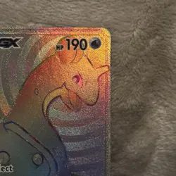 Pokemon TCG Lapras GX 151/149 Sun & Moon Base Set Rainbow Secret Rare Card - Image 4