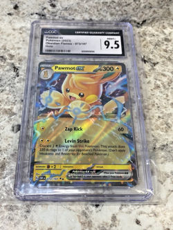 CGC 9.5 | Pawmot ex 073/197, Holo, Obsidian Flames 2023, Pokemon TCG Cards - Image 3