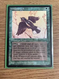 MTG magic the gathering Whippoorwill The Dark Near Mint Card - Image 2
