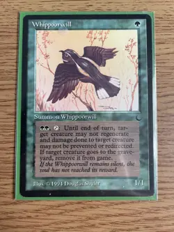 MTG magic the gathering Whippoorwill The Dark Near Mint Card - Image 5