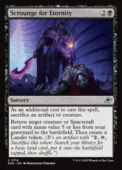 Scrounge for Eternity - Edge of Eternities - MTG - Image 1